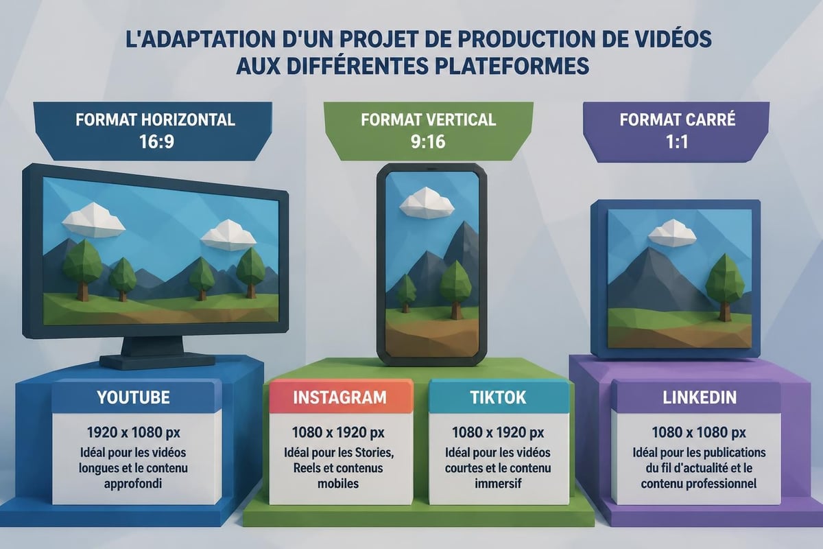 Formats vidéo par plateforme