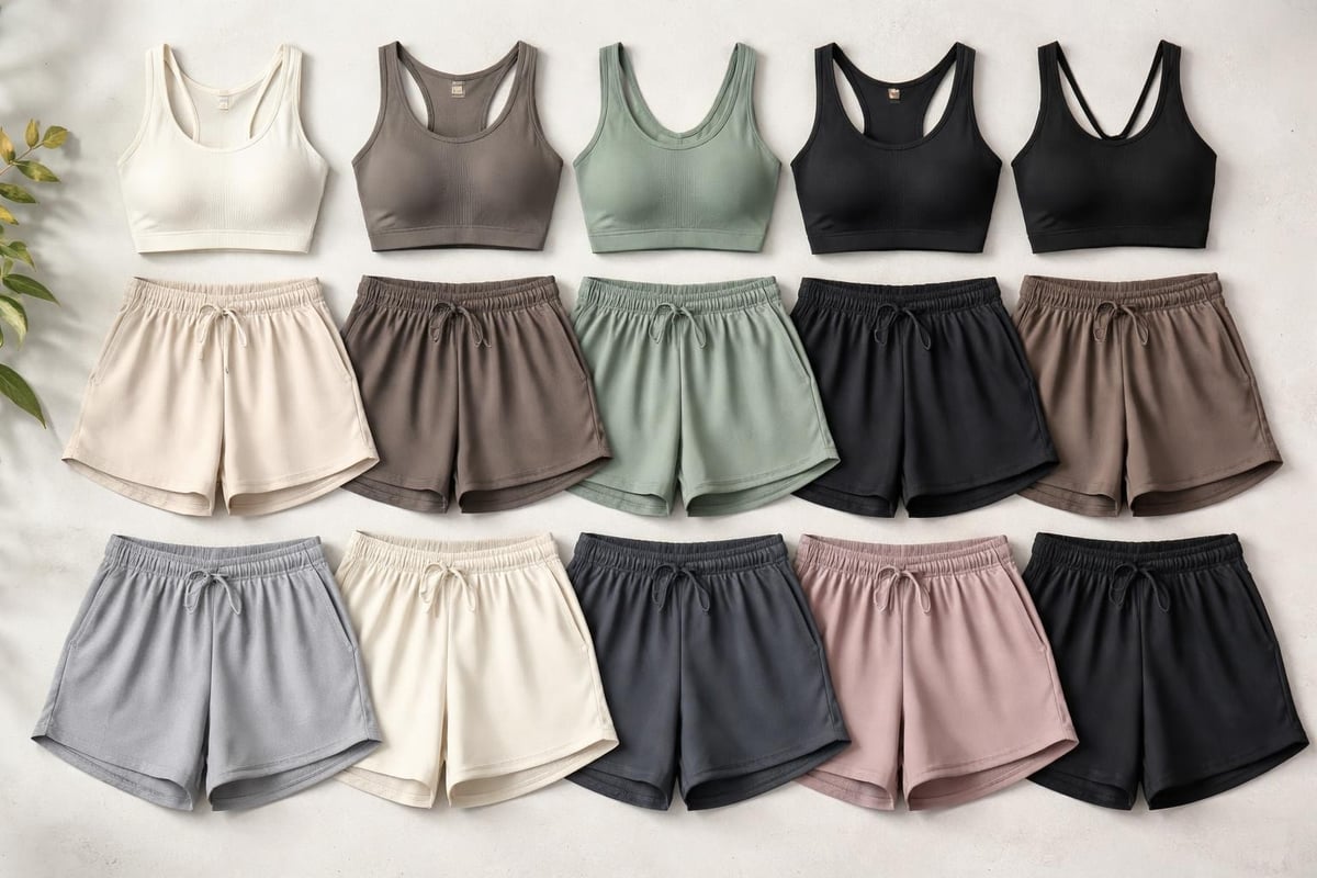 Workout wardrobe capsule