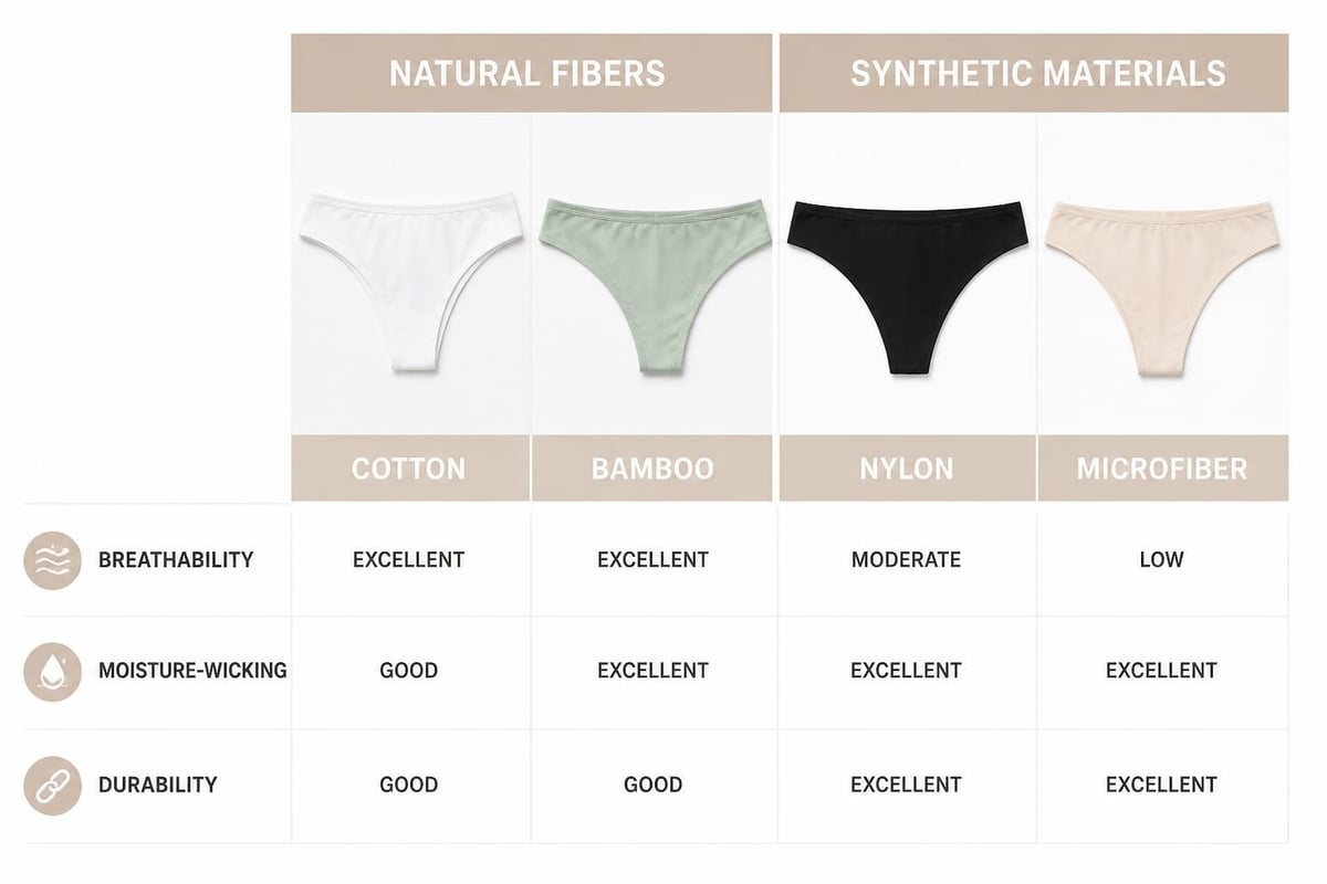 Underwear fabric comparison