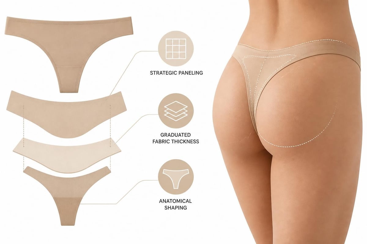 Camel toe prevention technology