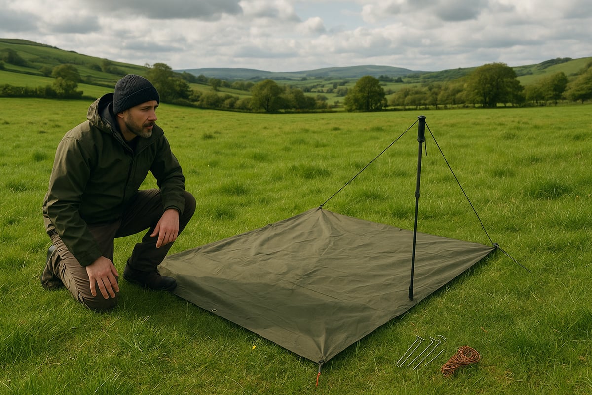 Step-by-Step Tarp Tent Setup: A Chronological Guide