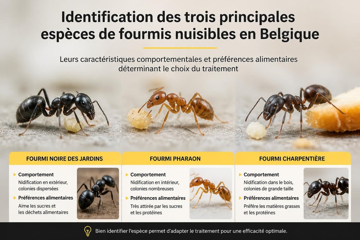 Espèces de fourmis communes