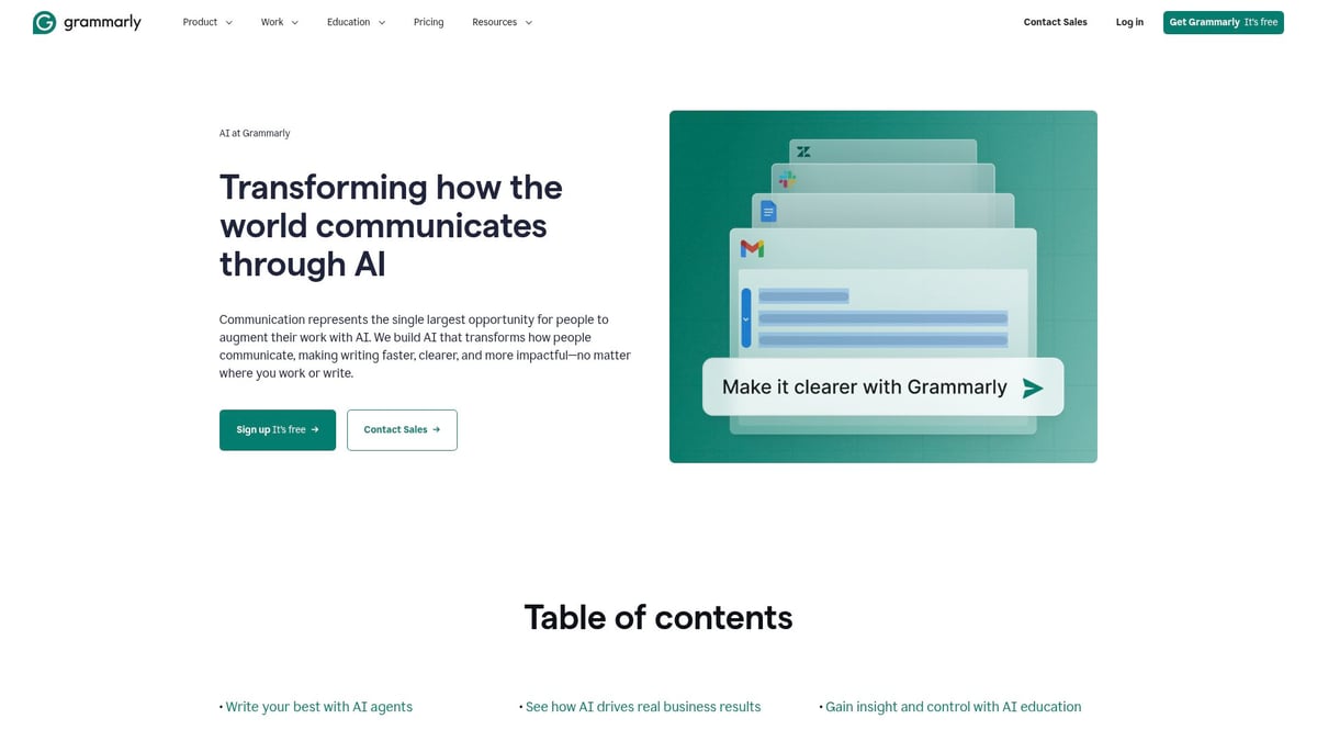 7 Essential AI Tool for Letter Writing Picks for 2026 - GrammarlyGO