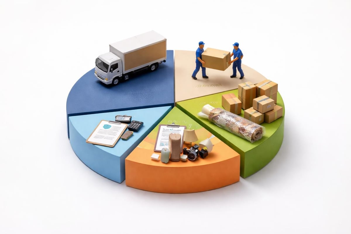 Moving cost breakdown