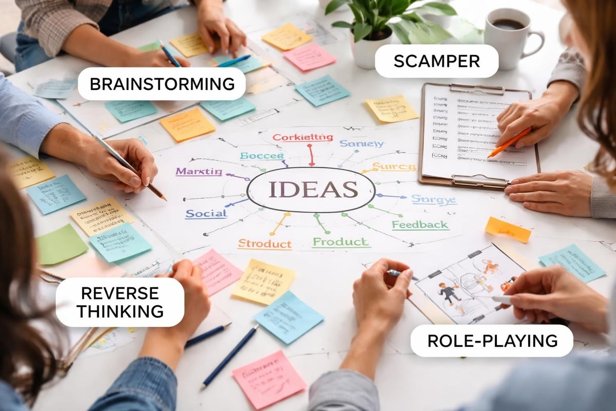 Design thinking ideation techniques