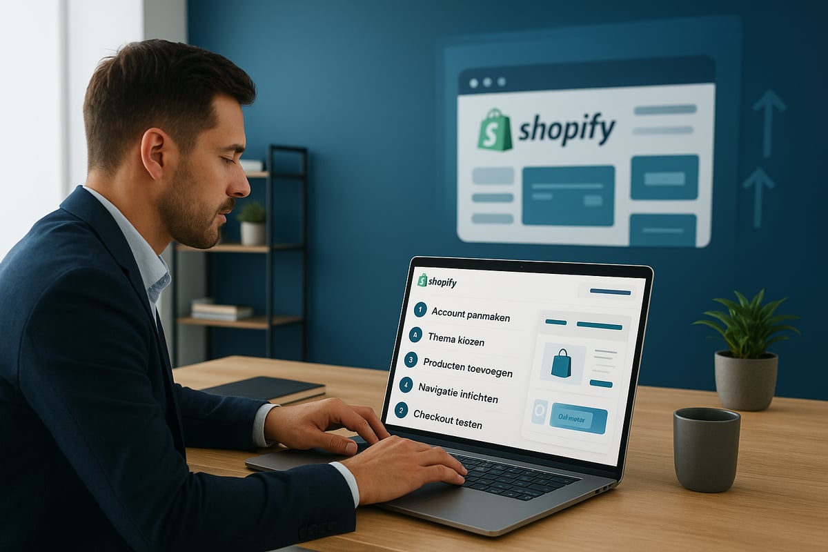 Shopify Webshop Starten: Stappenplan van Account tot Livegang