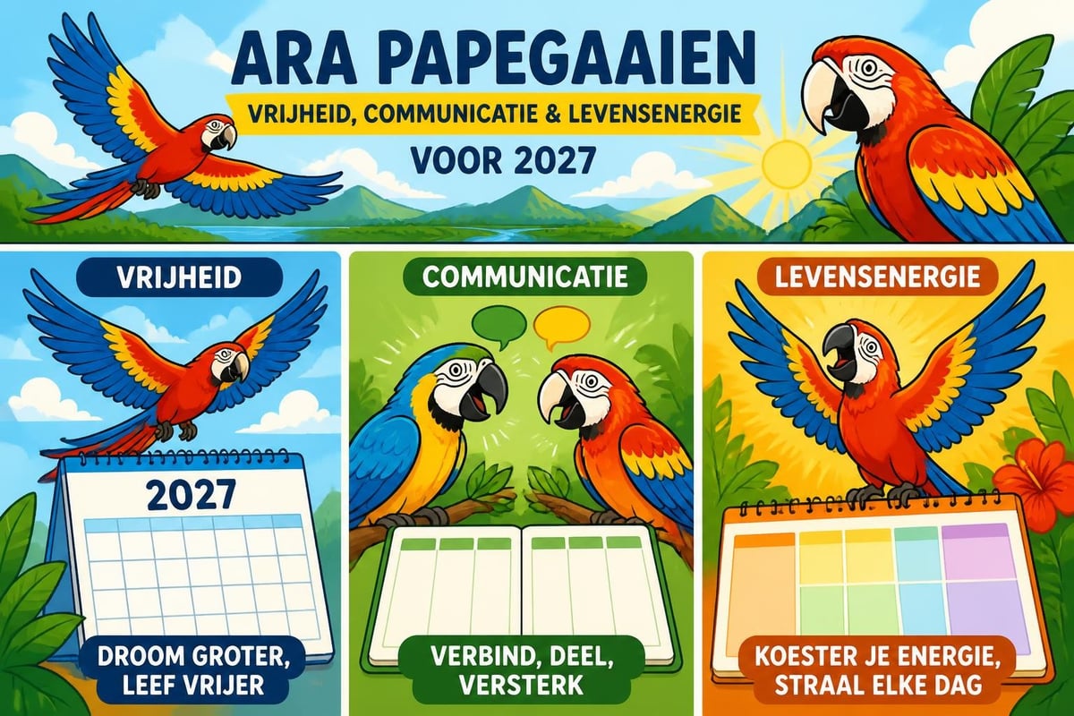 Ara symbolism in calendar design