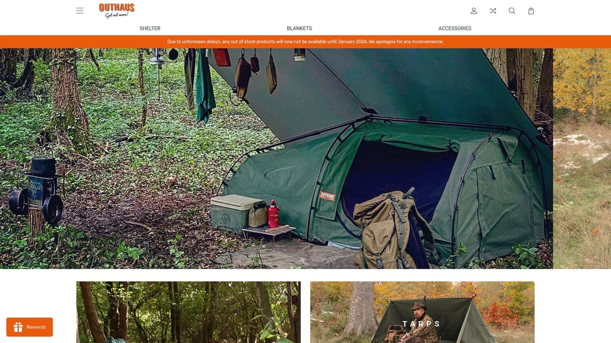 Top 10 Outdoor Gear Black Friday Deals to Grab in 2026 - Outhaus Palmerston Canvas Swag 900