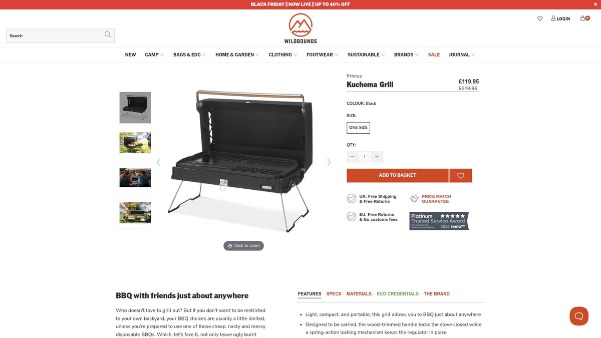 Top 10 Outdoor Gear Black Friday Deals to Grab in 2026 - Primus Kuchoma Grill