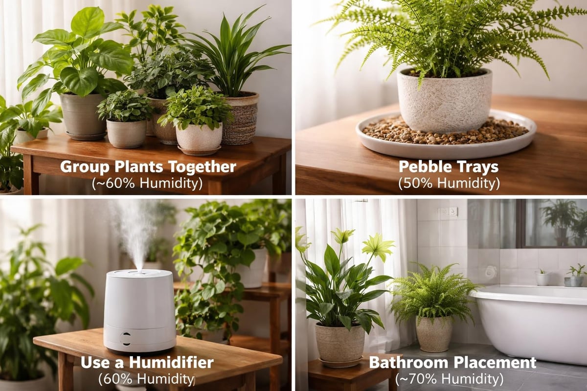 Humidity solutions for houseplants
