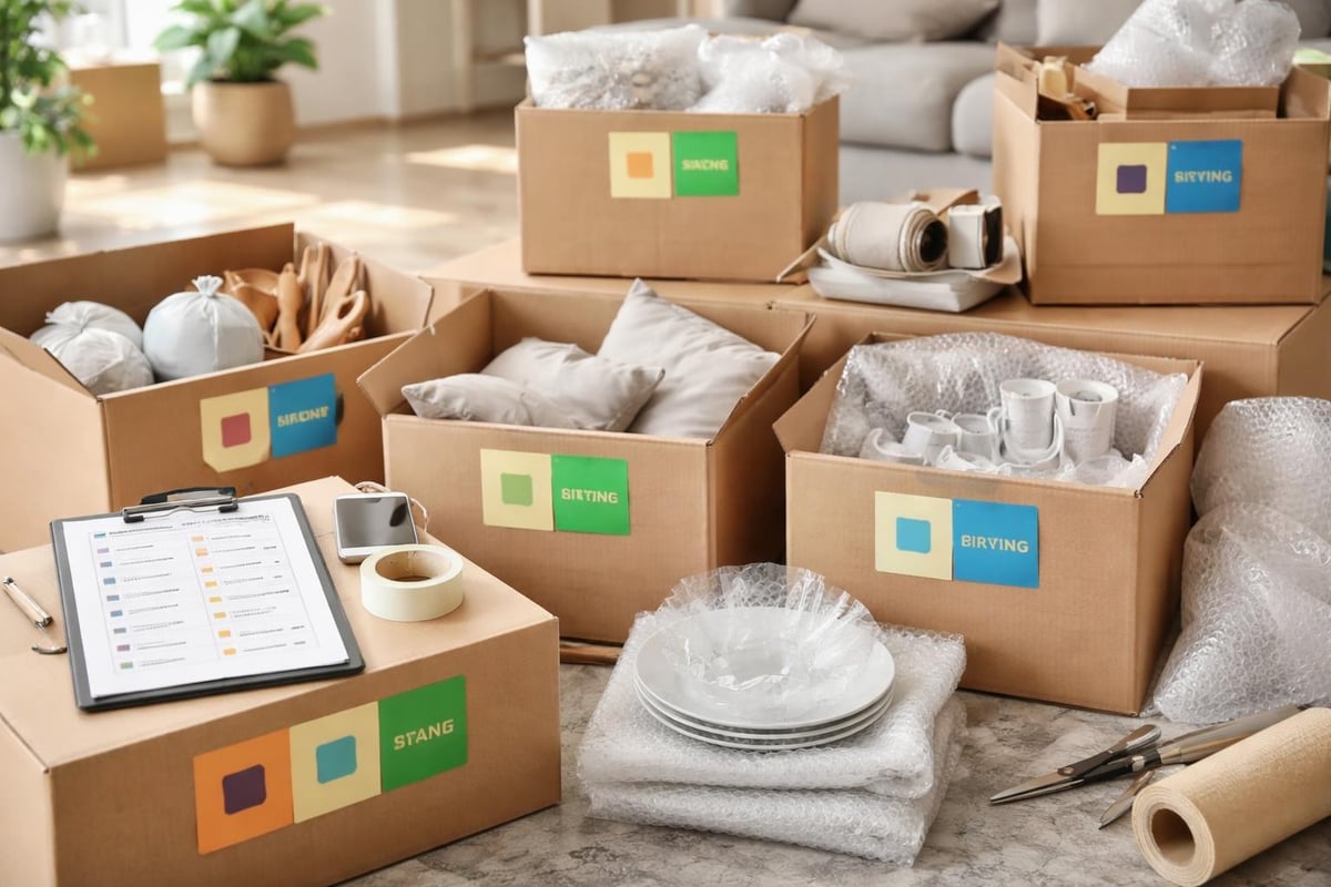 Organisation emballage déménagement