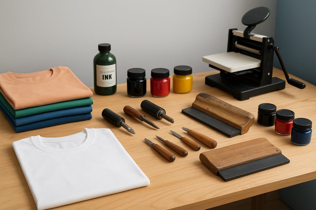 Essential Tools and Materials for Printmaking T-Shirts