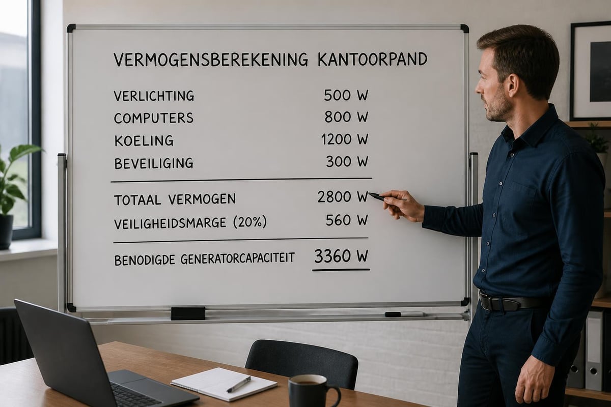 Vermogen berekening generator