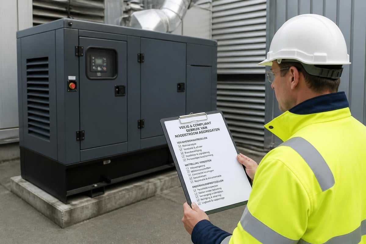 Veiligheidsprotocollen nood generator