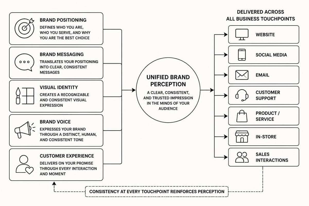 Branding elements framework