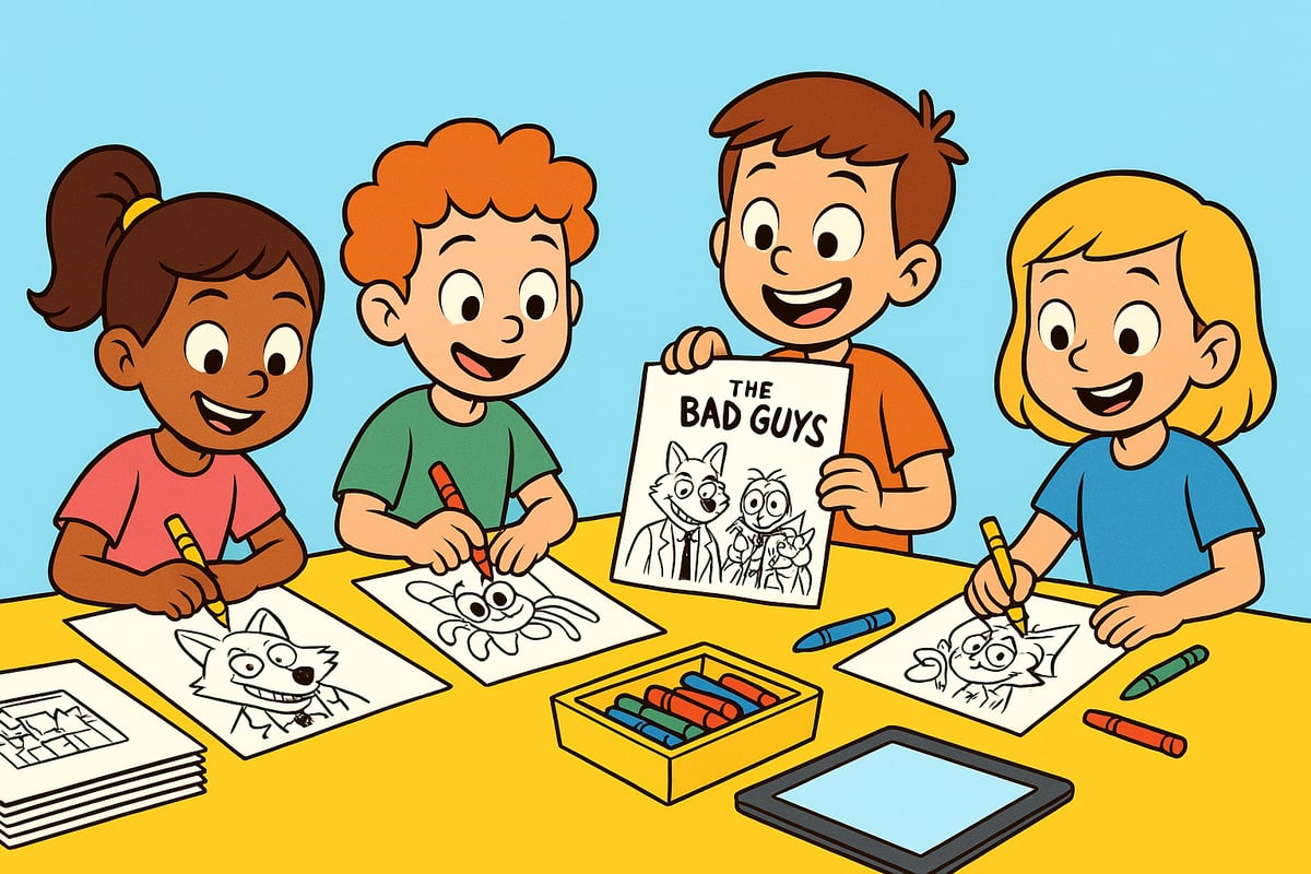 Where to Find and Download The Bad Guys Coloring Pages