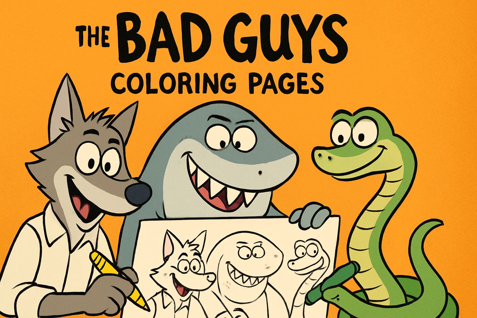 Top 7 The Bad Guys Coloring Pages for Kids in 2026