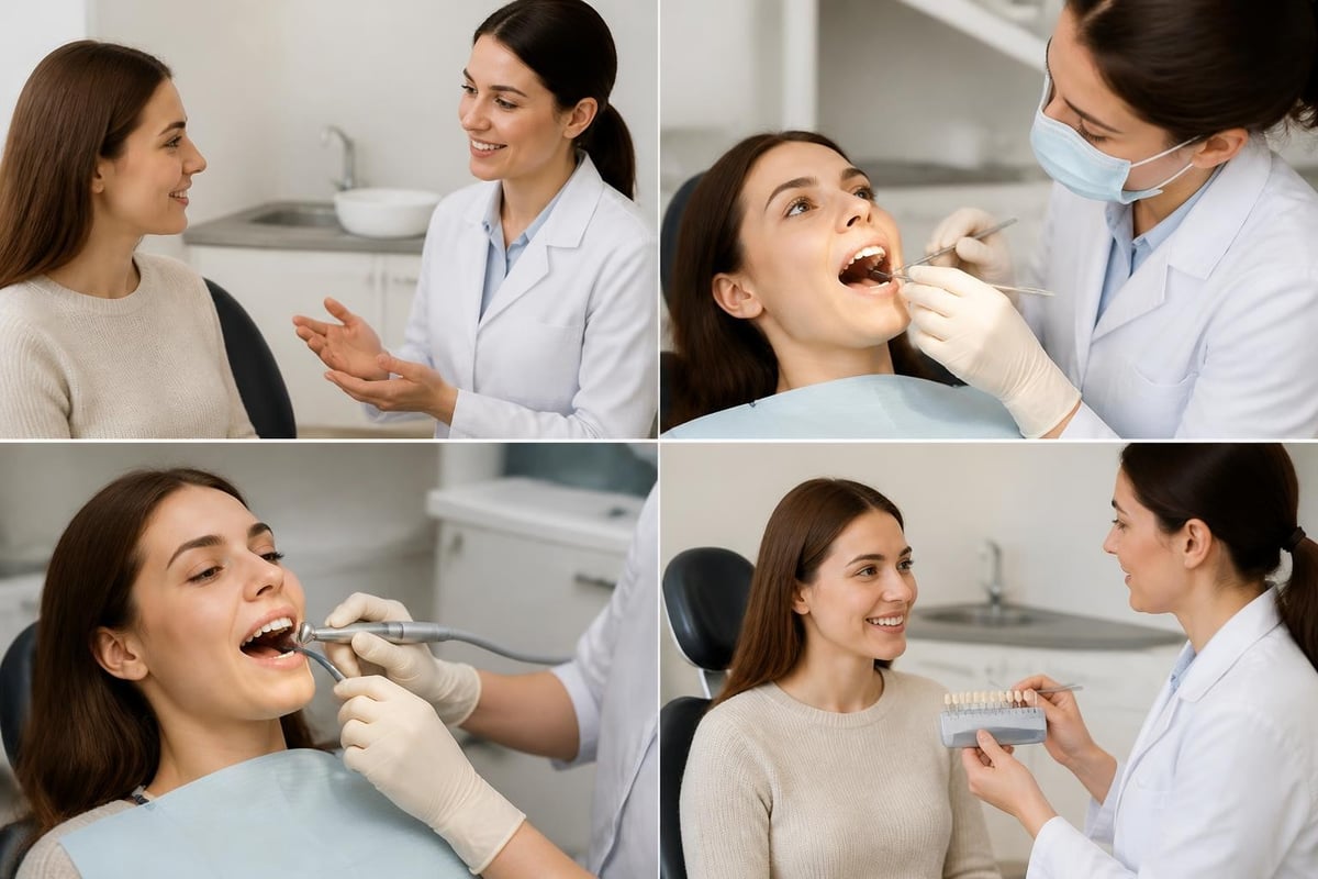 Teeth whitening preparation steps