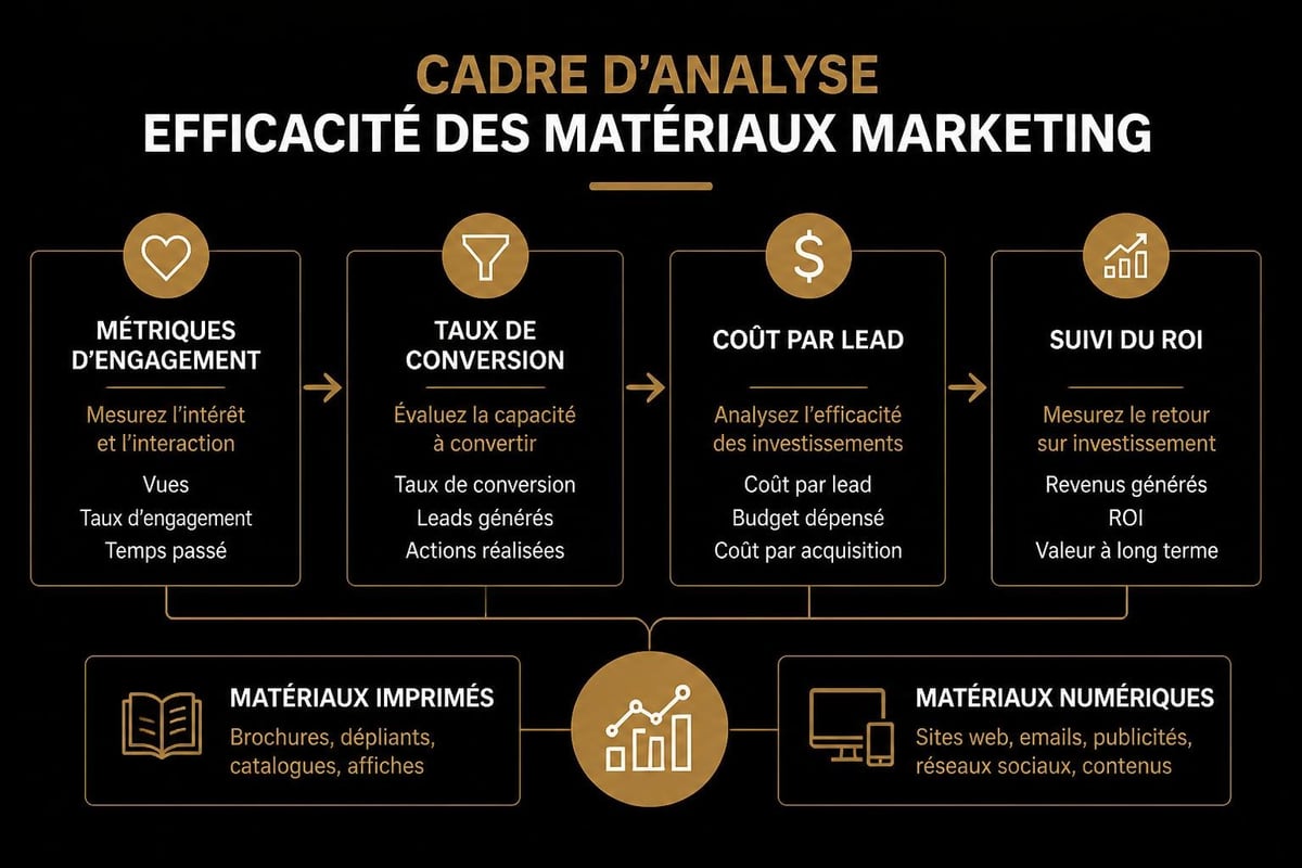 Marketing materials performance dashboard