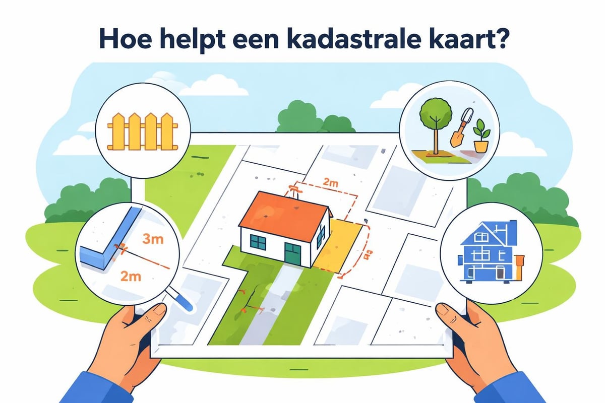 Gebruik kadastrale kaart voor bouwplannen