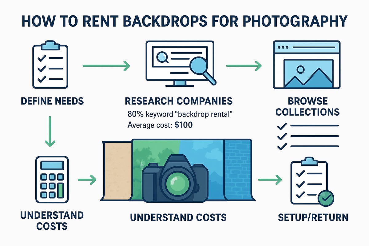 How to Rent Backdrops for Photography: Step-by-Step Guide