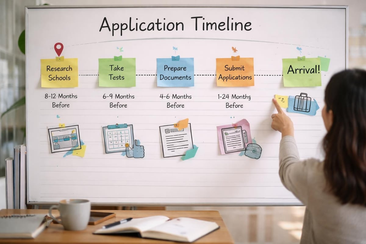 Study Abroad Application Timeline