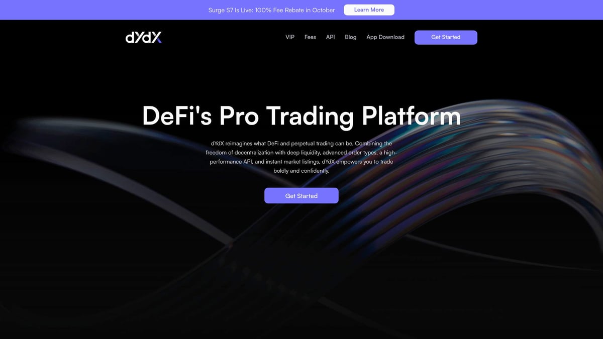 Top 7 Exchange Dex Platforms Voor Crypto Handel (2025) - dYdX