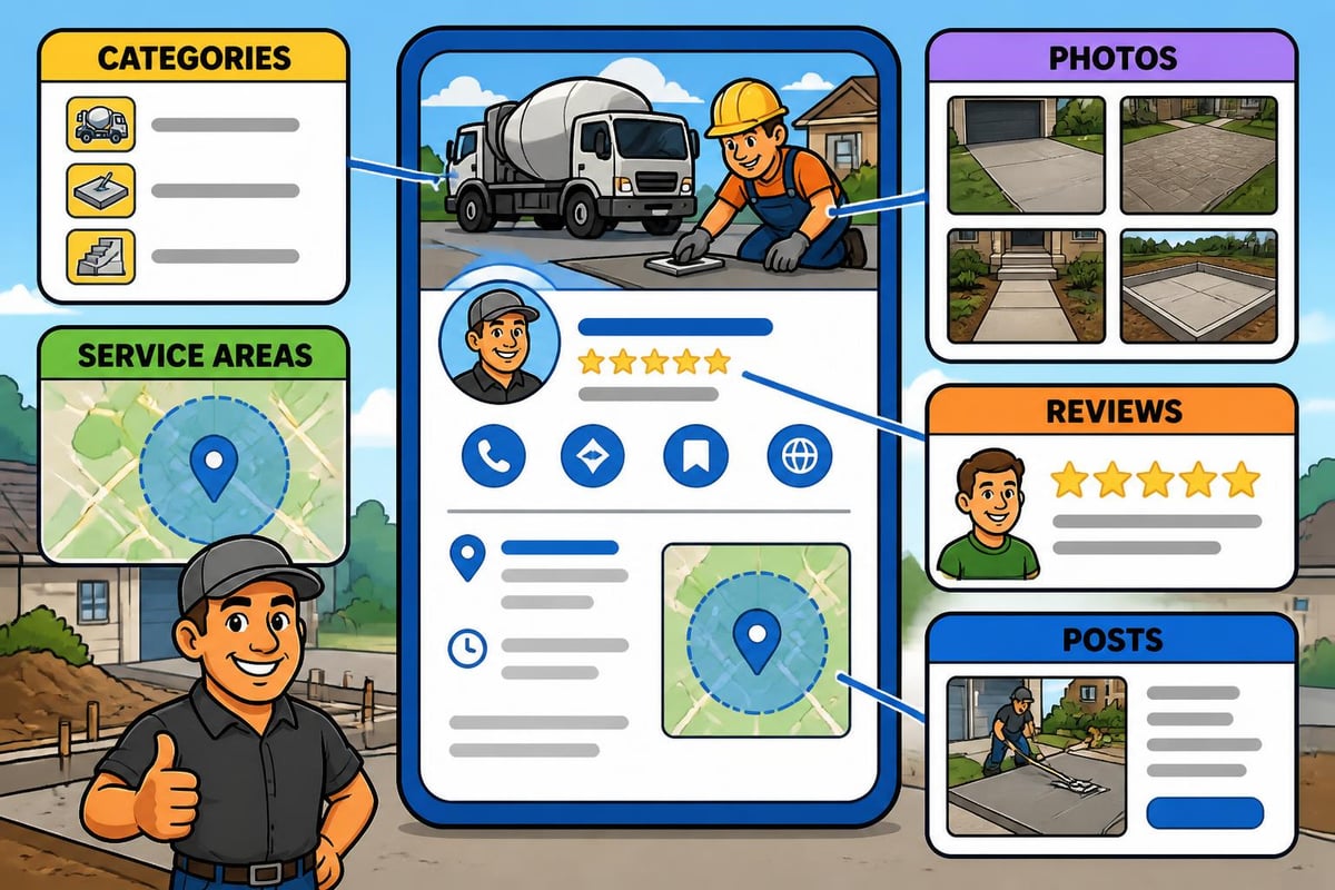 Google Business Profile components