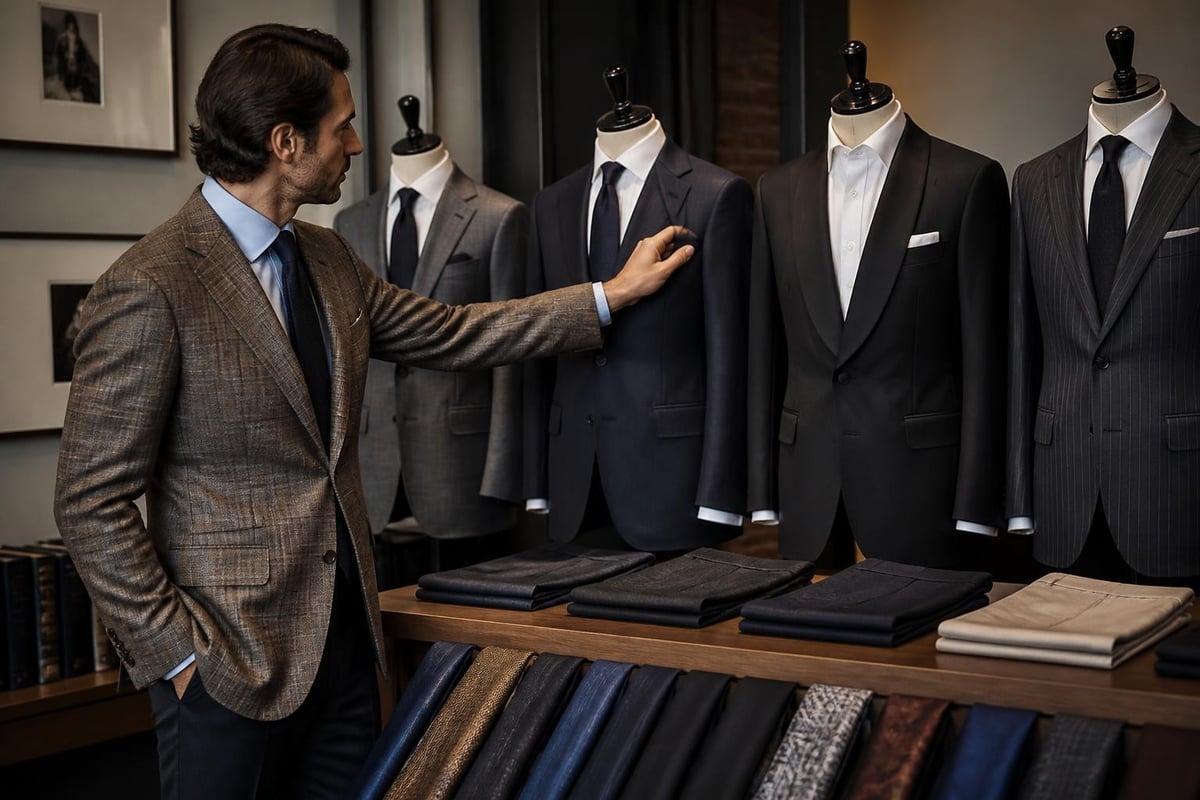 Bespoke suit customization options