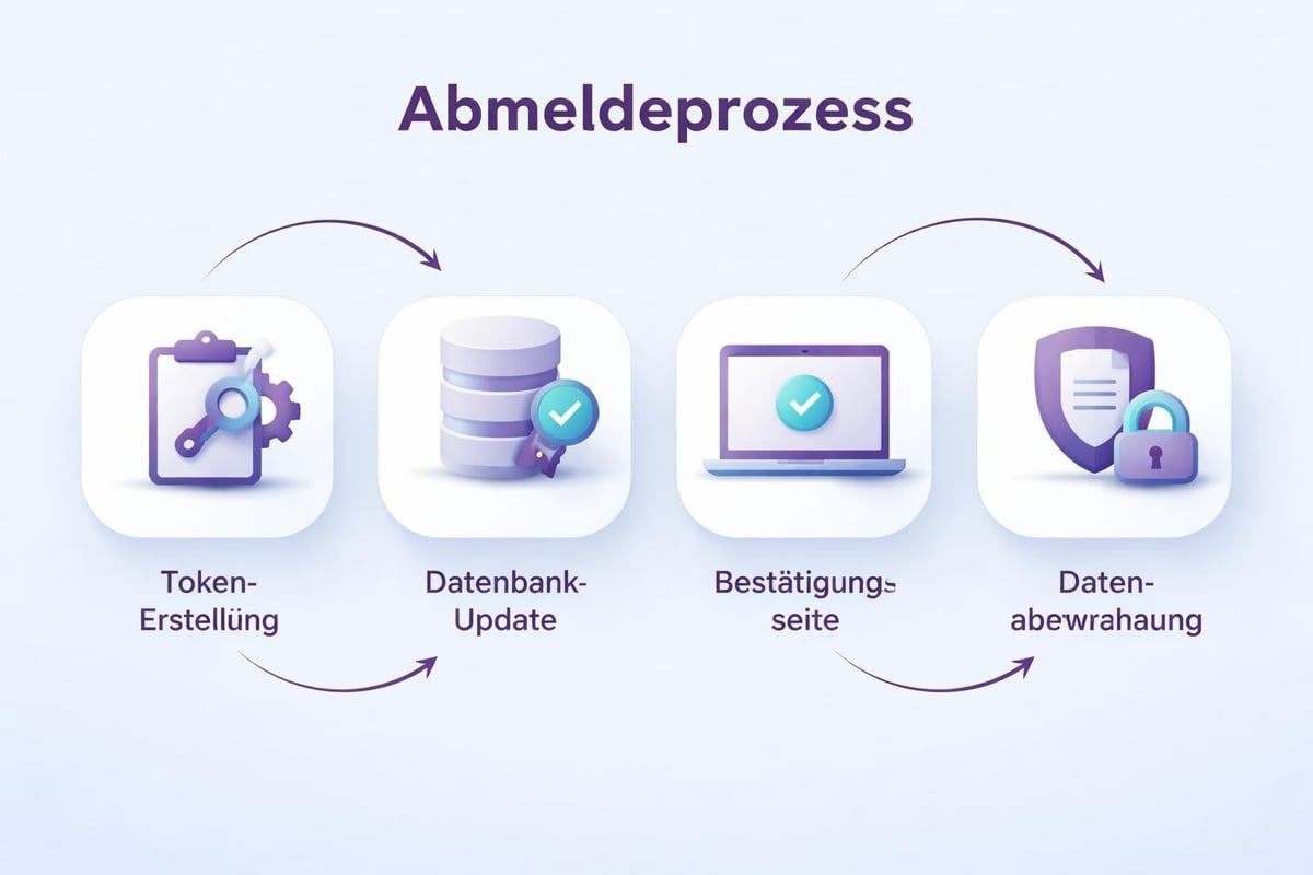 Newsletter-Abmeldeprozess