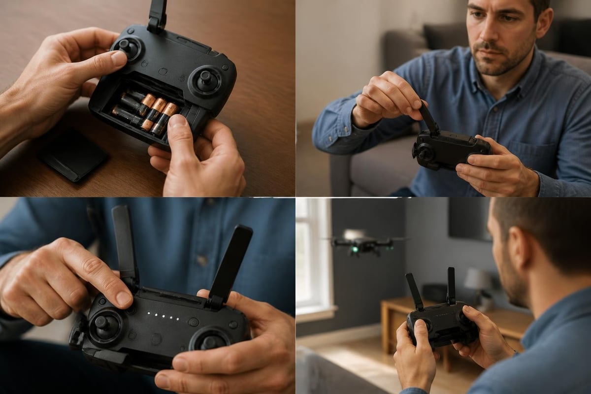 Garage door opener remote programming