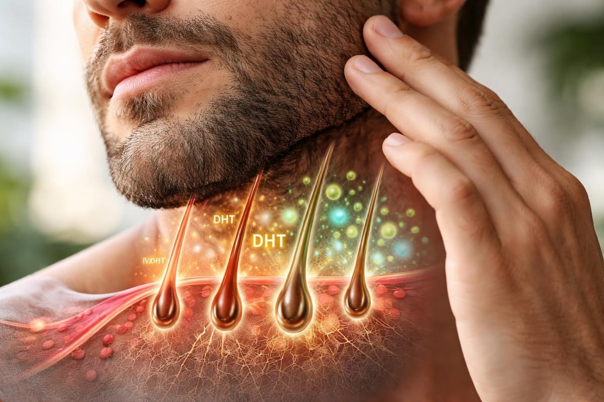 Beard follicle activation mechanisms