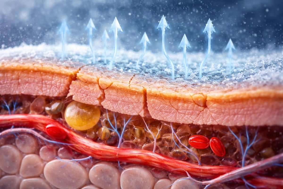 Winter skin physiology