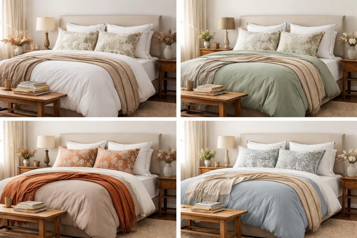 Bedroom colour coordination