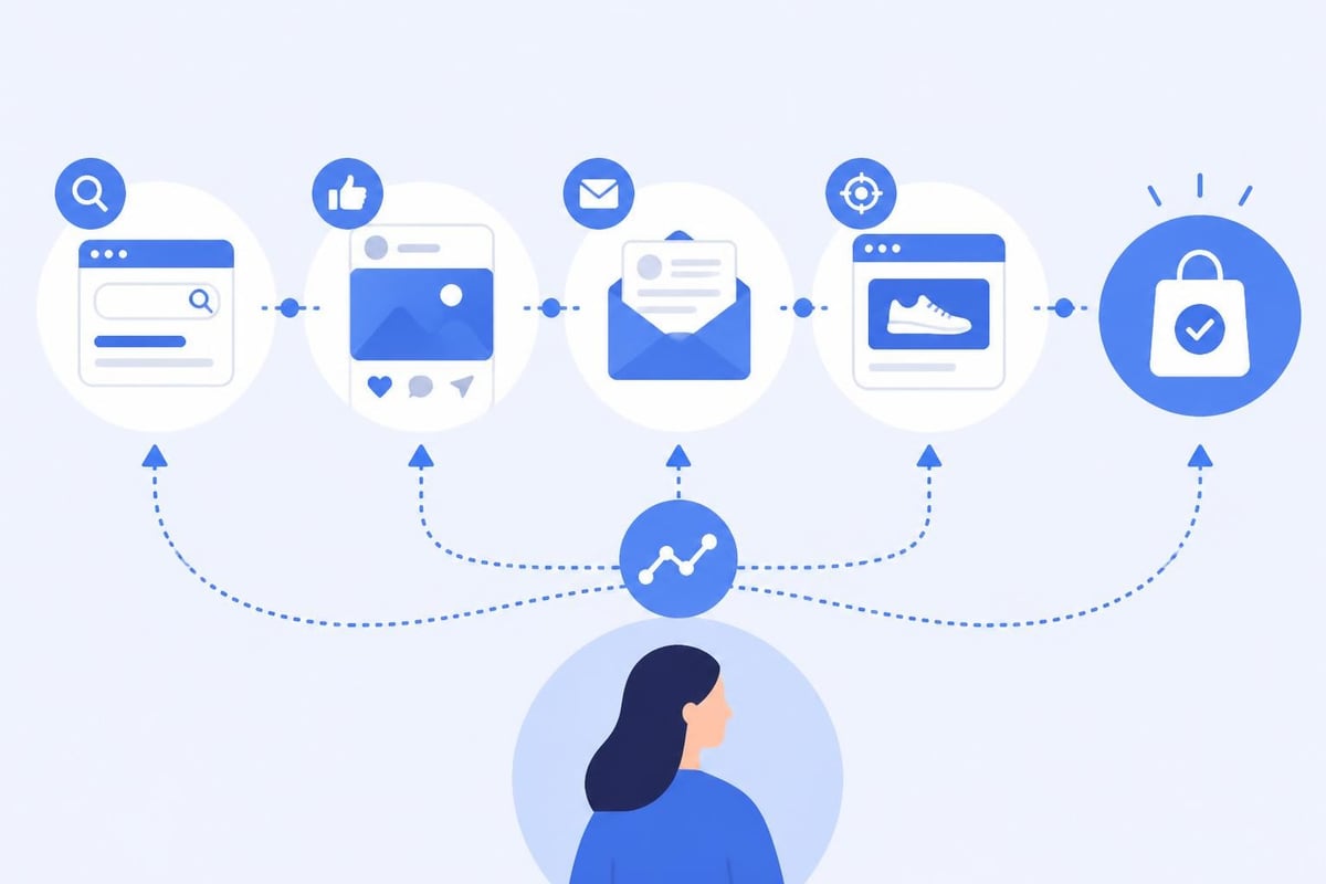 Multi-channel attribution flow