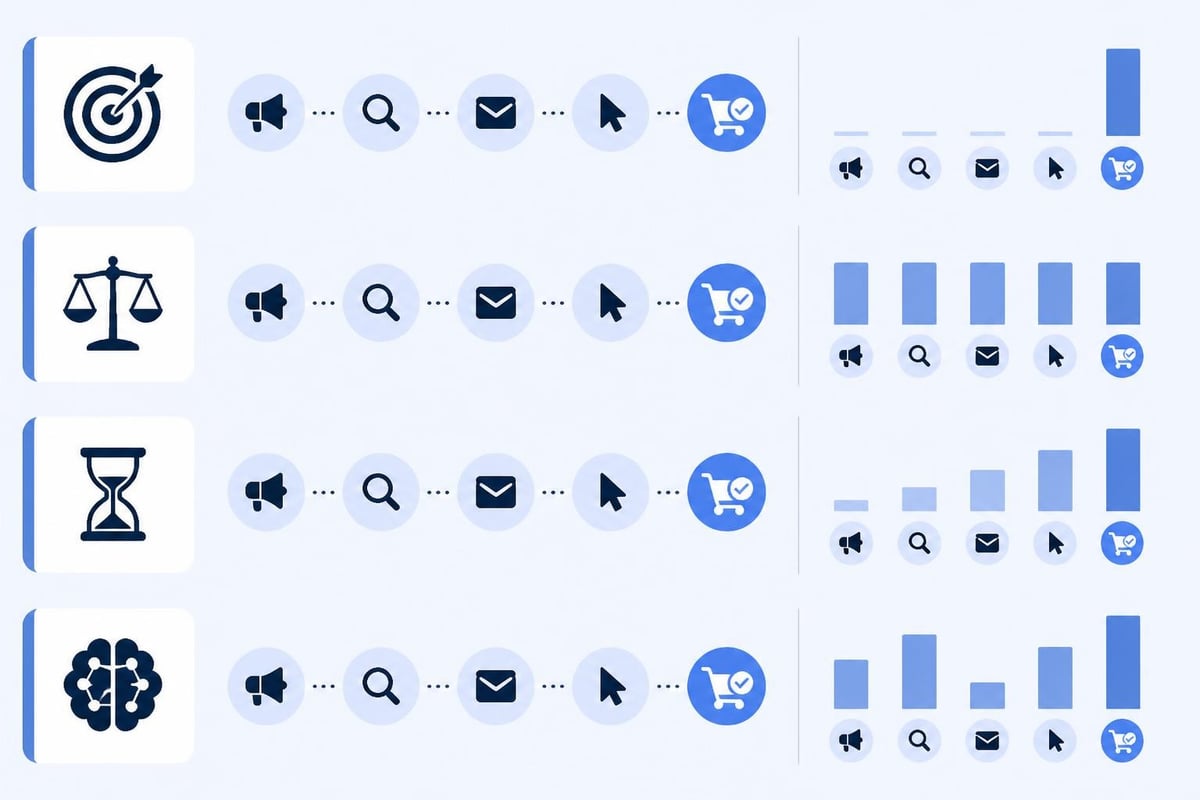 Attribution model comparison