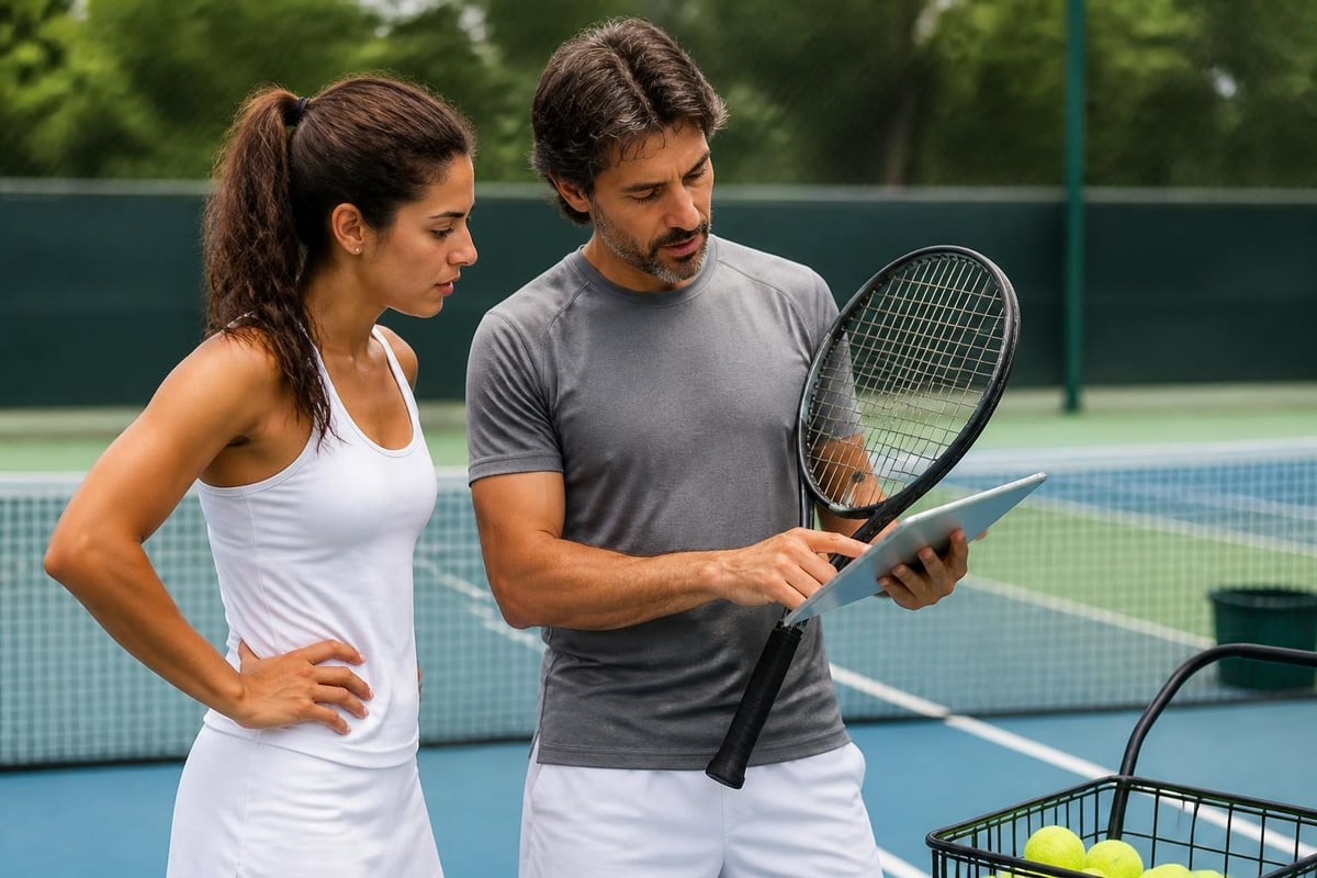 Tennis coach evaluation criteria