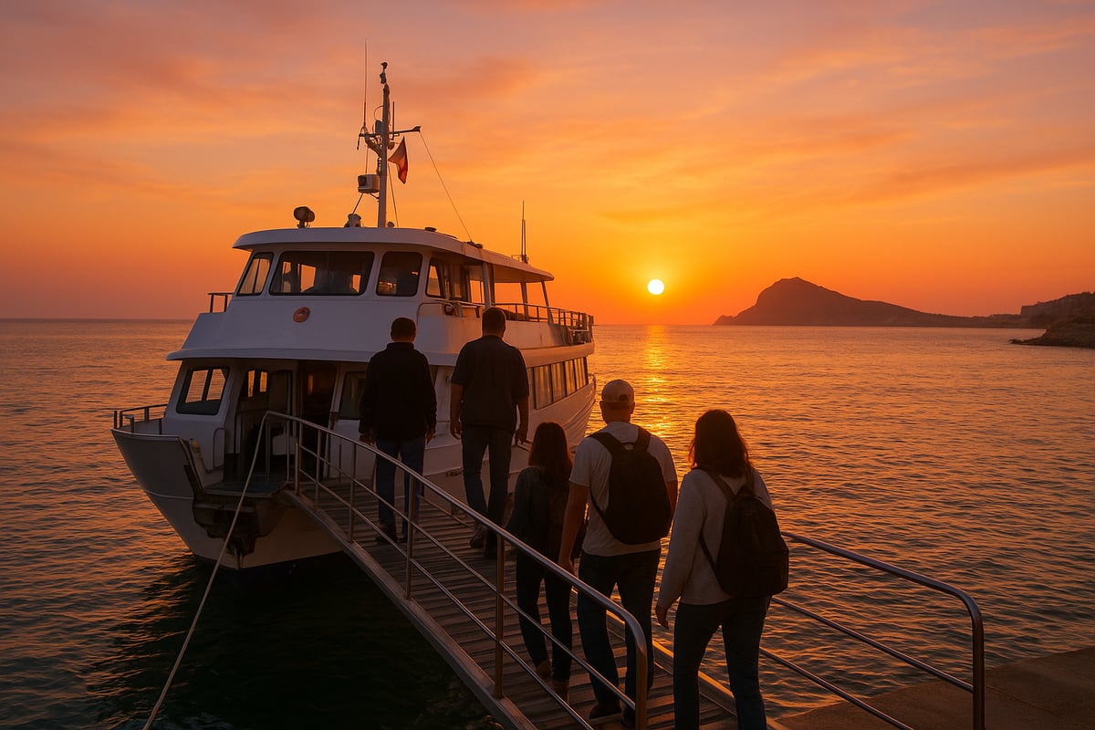 Motos de Agua Benidorm - article 5a8189c8 5389 4ecb 925 fotografia realista y de alta calidad que muestre 2 e10z92 Cómo Reservar un Paseo en Barco al Atardecer en Benidorm: Pasos y Consejos 2026