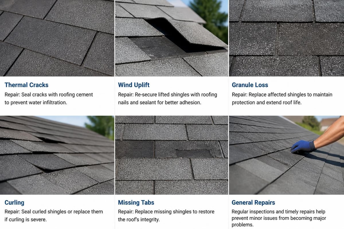 Shingle damage assessment