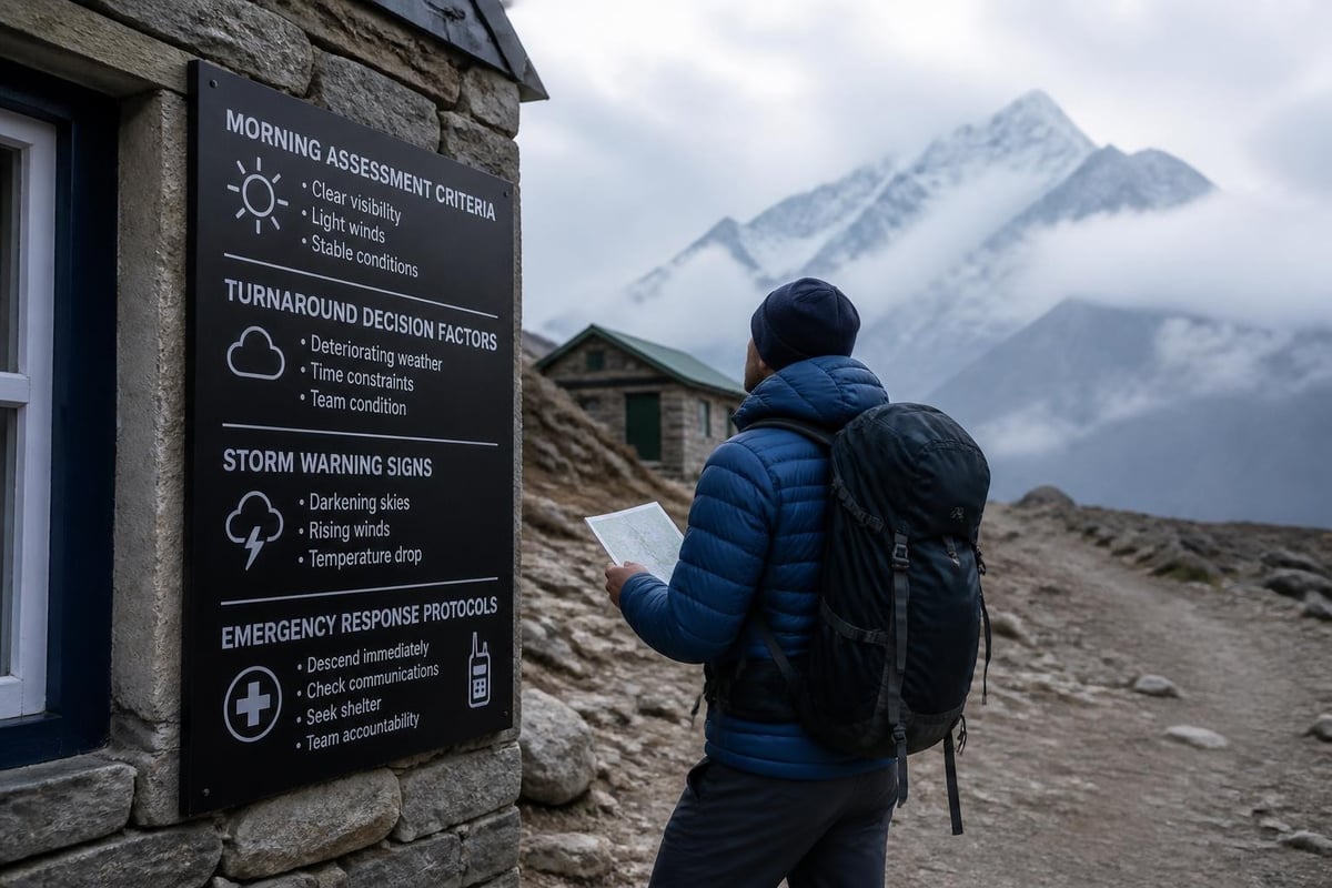 Weather assessment checklist