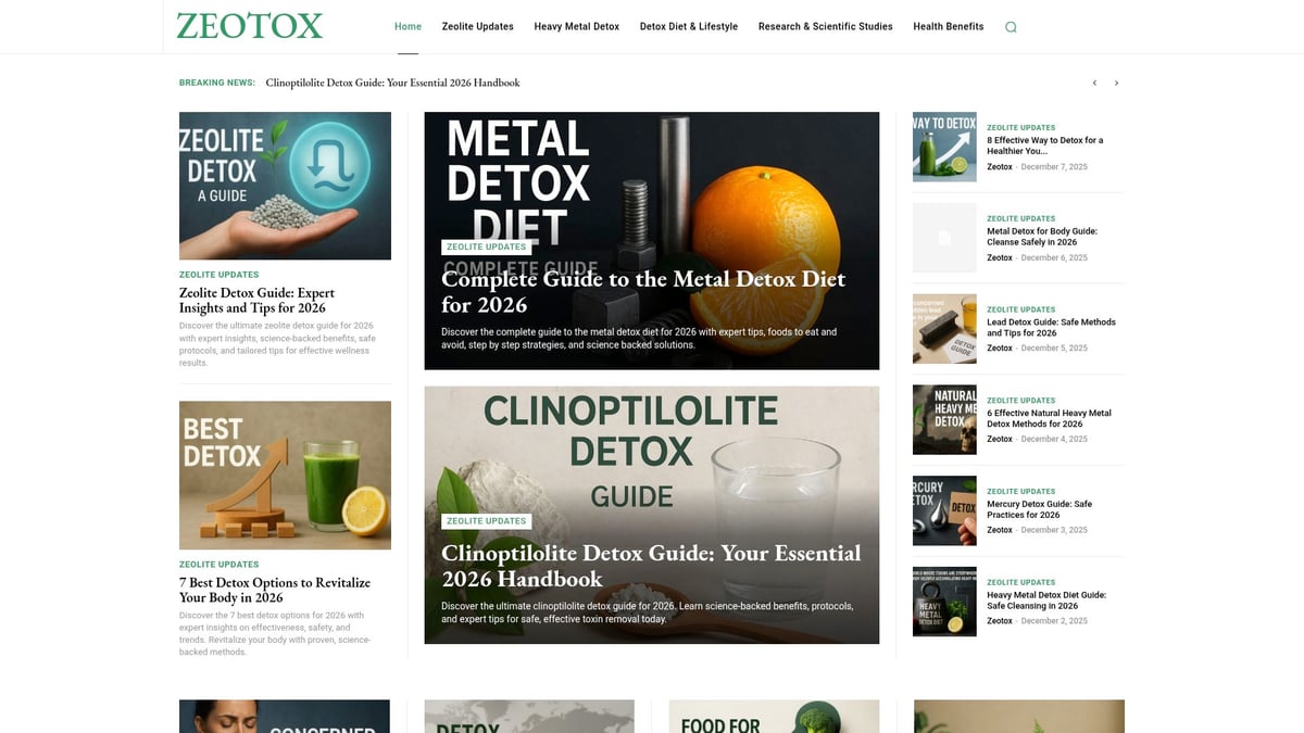Heavy Metal Detox Near Me: Your Essential Guide for 2026 - Zeotox: Your Trusted Resource for Zeolite-Based Heavy Metal Detox