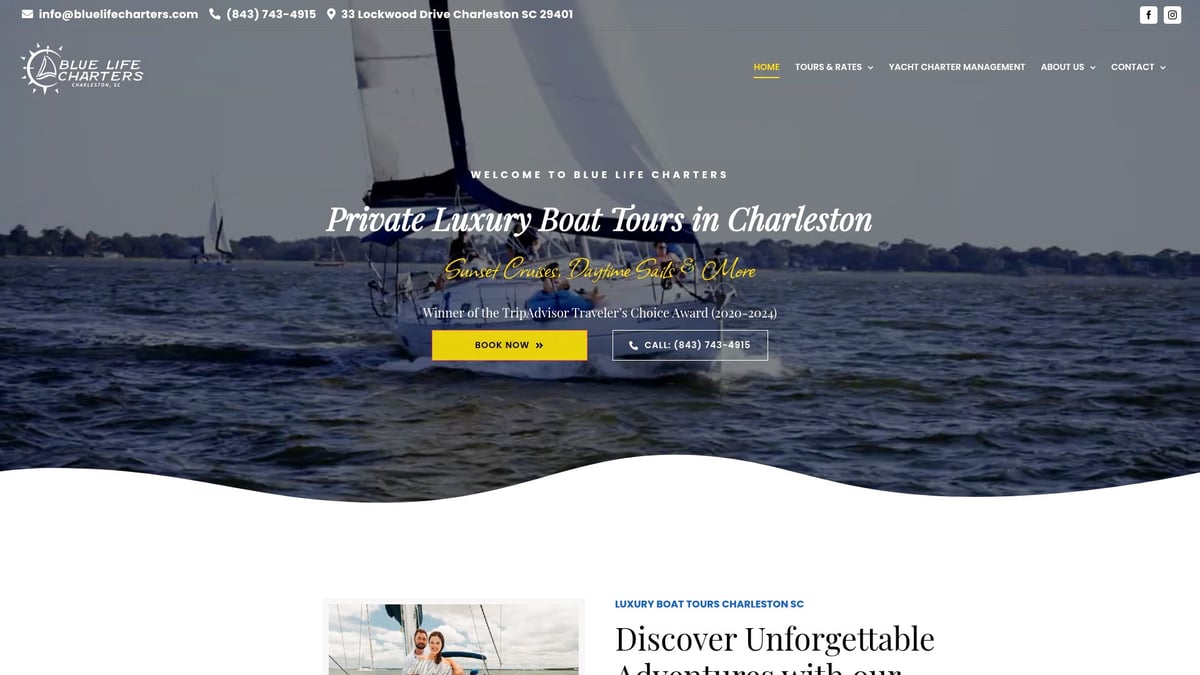 7 Amazing Sunset Boat Tour Charleston SC Experiences for 2026 - Blue Life Charters – Private Luxury Sunset Cruise