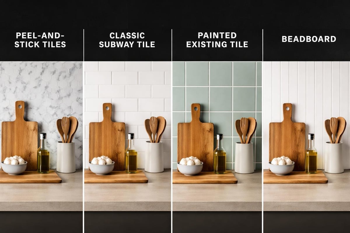 Backsplash options comparison