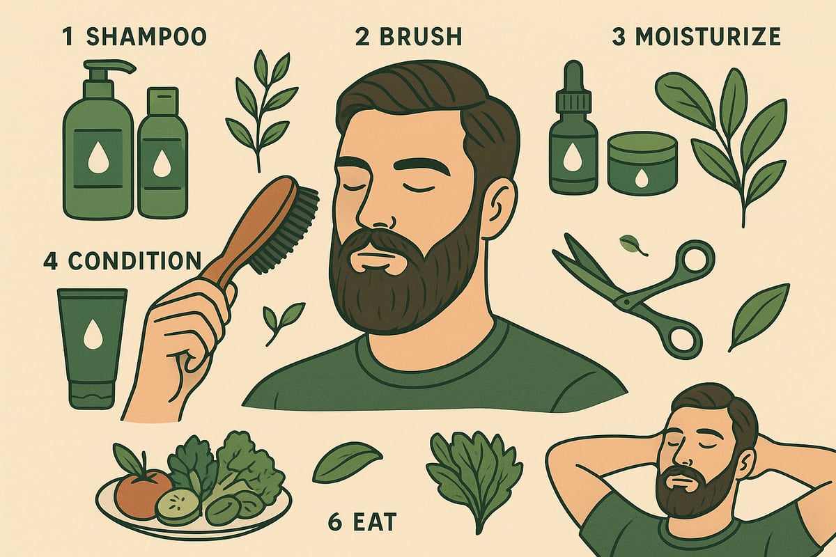 Step-by-Step Beard Dandruff Treatment Routine for 2026