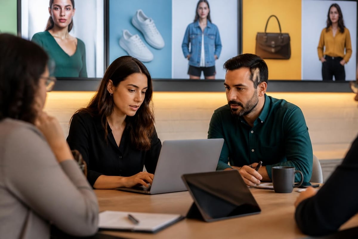 Digital signage workflow in retail