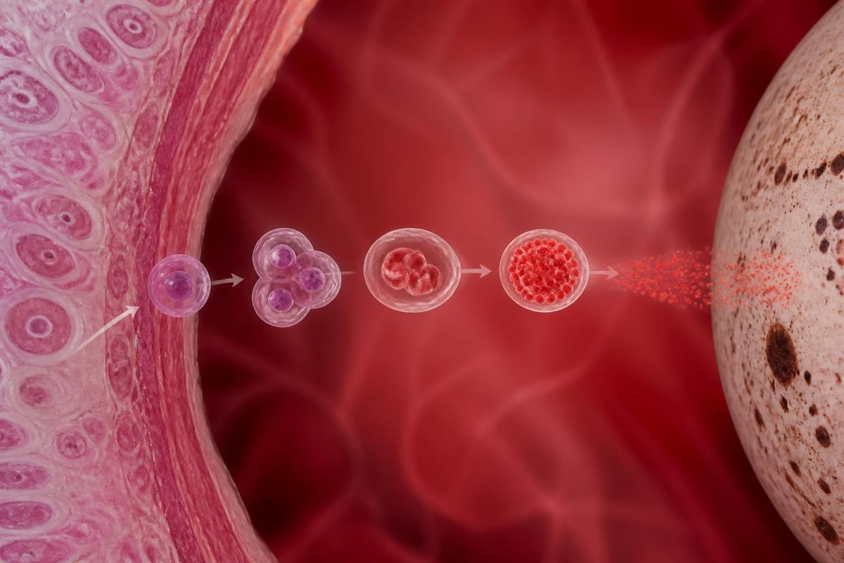 Cellular mechanisms of eggshell speckling
