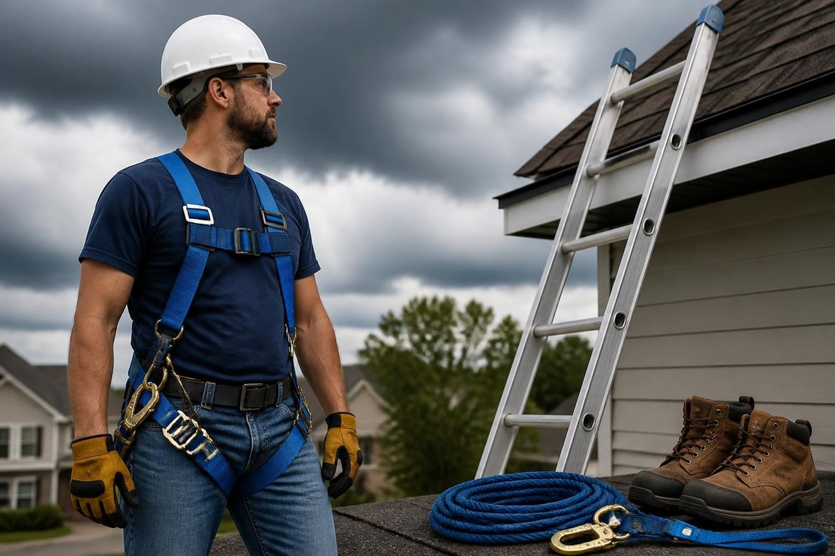 DIY roofing safety equipment