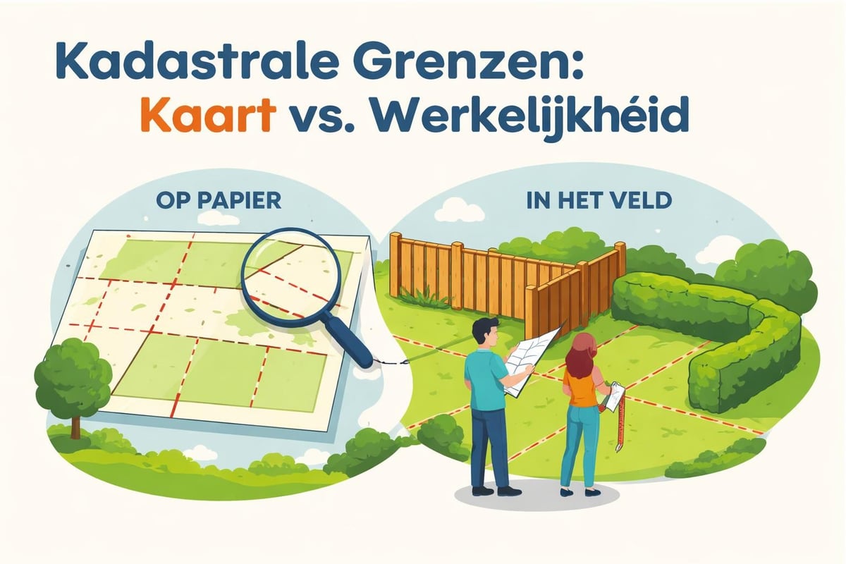 Kadastrale grens versus fysieke grenzen