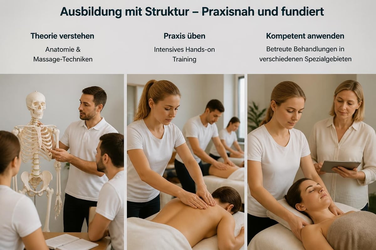 Massage training structure
