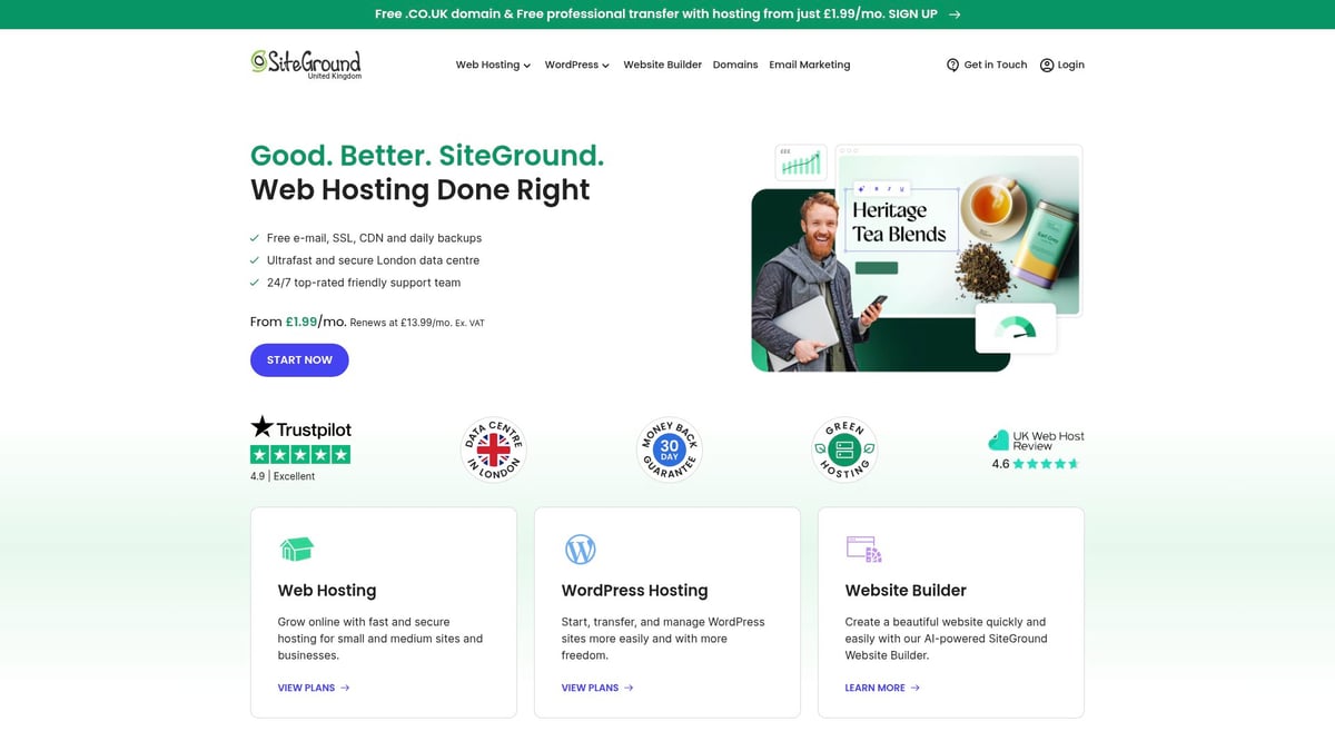 Top 7 Hosting for Web Developers in 2025 - SiteGround – Managed Hosting with Developer Tools